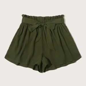 Shein High-Waisted Paperbag Shorts w/ belt